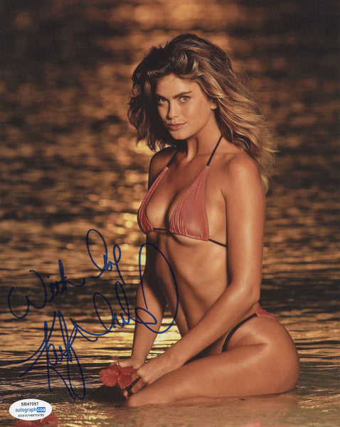 Kathy Ireland Sexy Signed Autograph 8x10 Photo ACOA