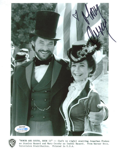 Mary Crosby North and South Signed Autograph 8x10 Photo ACOA