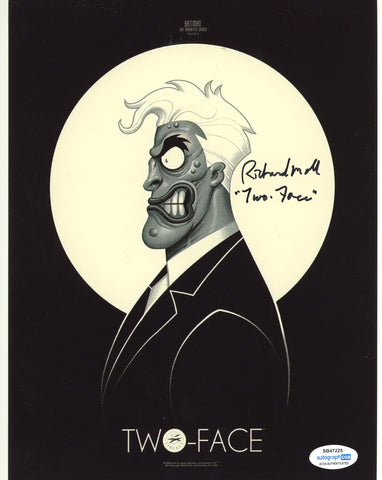Richard Moll Batman Signed Autograph 8x10 Photo ACOA