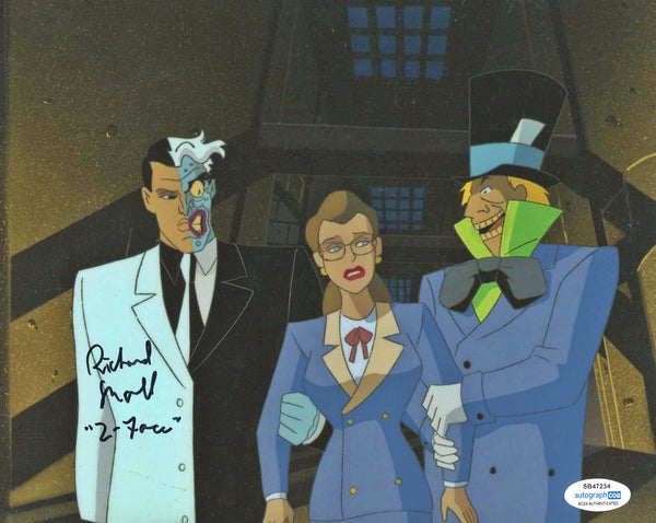 Richard Moll Batman Signed Autograph 8x10 Photo ACOA