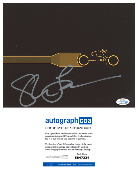 Steven Lisberger Tron Signed Autograph 8x10 Photo ACOA