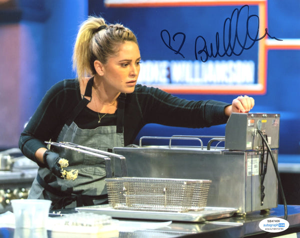 Brooke Williamson Top Chef Signed Autograph 8x10 Photo ACOA