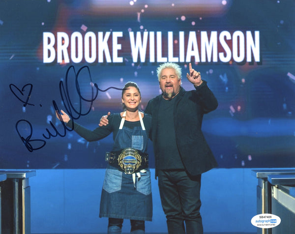 Brooke Williamson Top Chef Signed Autograph 8x10 Photo ACOA