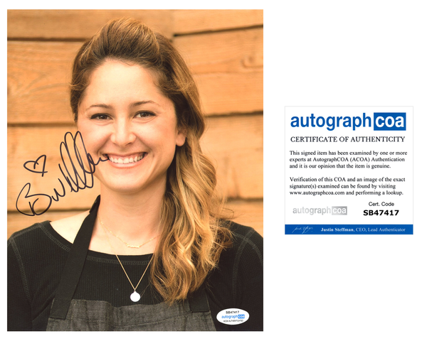 Brooke Williamson Top Chef Signed Autograph 8x10 Photo ACOA