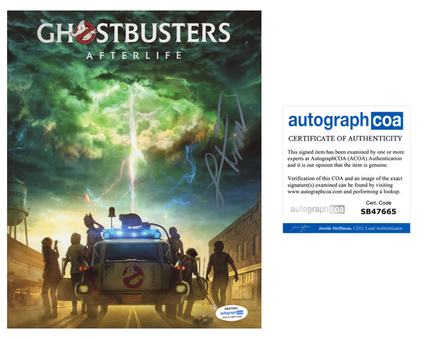 Logan Kim Ghostbusters Signed Autograph 8x10 Photo ACOA