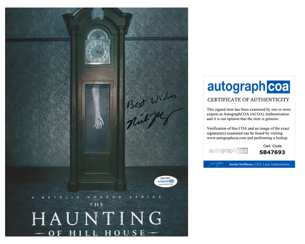 Mike Flanagan Haunting on Hill House Signed Autograph 8x10 Photo ACOA
