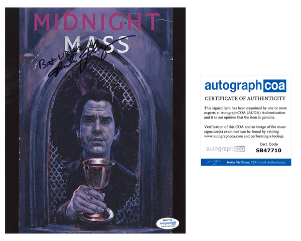 Mike Flanagan Midnight Mass Signed Autograph 8x10 Photo ACOA