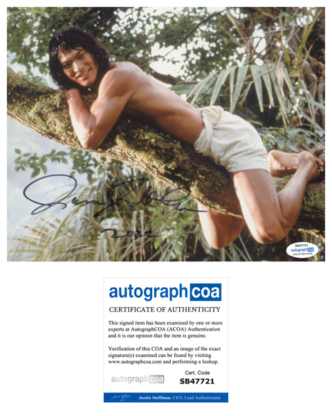 Jason Scott Lee Jungle Book Signed Autograph 8x10 Photo ACOA