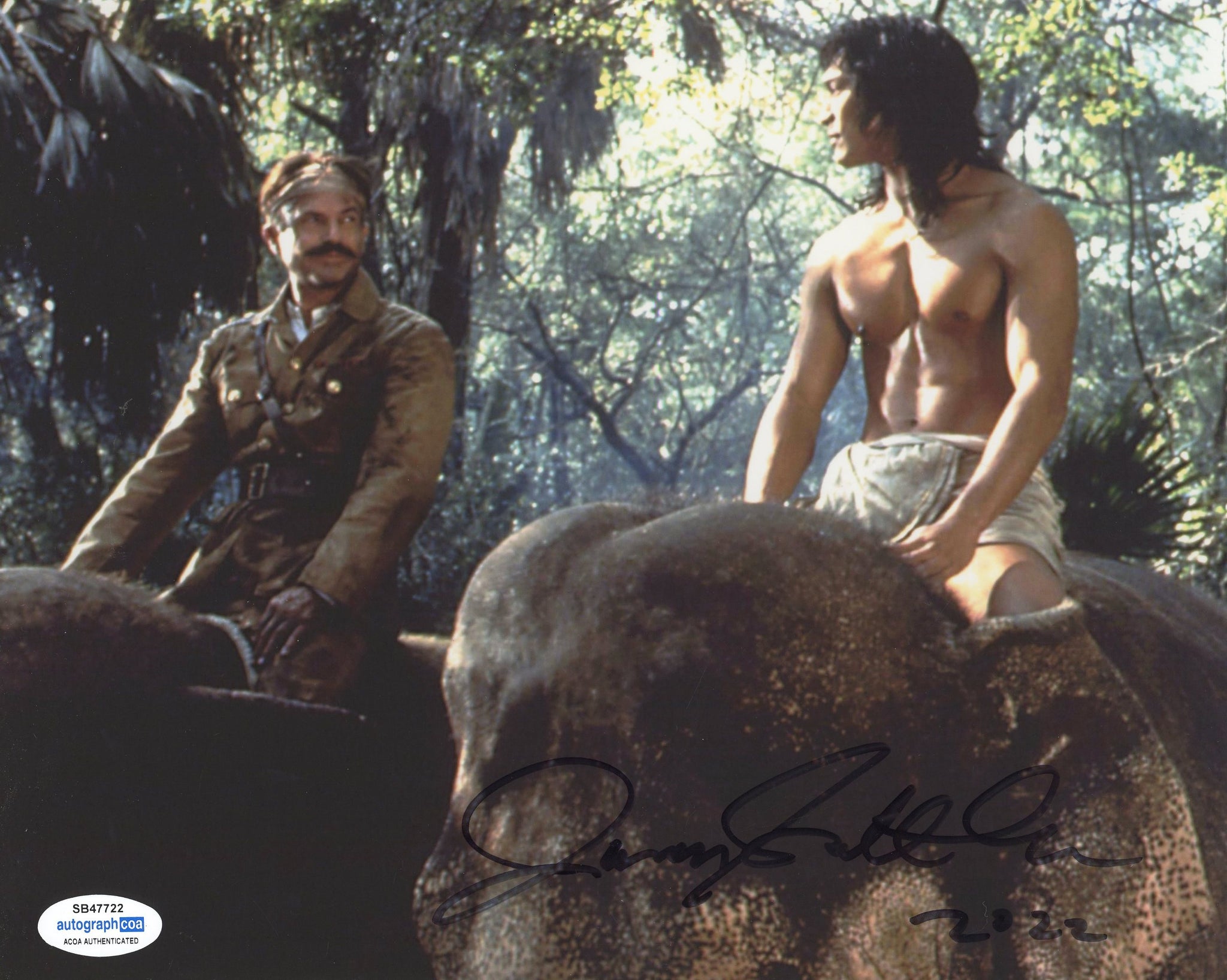 Jason Scott Lee Jungle Book Signed Autograph 8x10 Photo ACOA