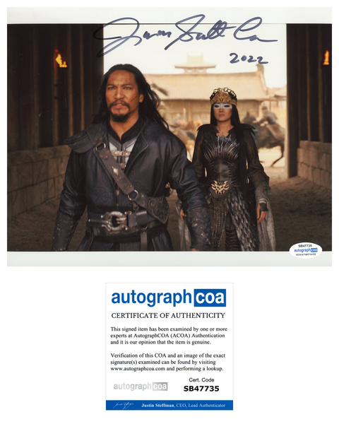 Jason Scott Lee Mulan Signed Autograph 8x10 Photo ACOA