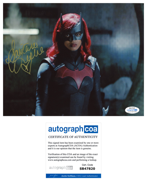 Javicia Leslie Batwoman Signed Autograph 8x10 Photo ACOA