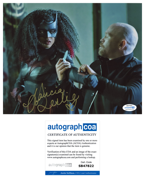 Javicia Leslie Batwoman Signed Autograph 8x10 Photo ACOA