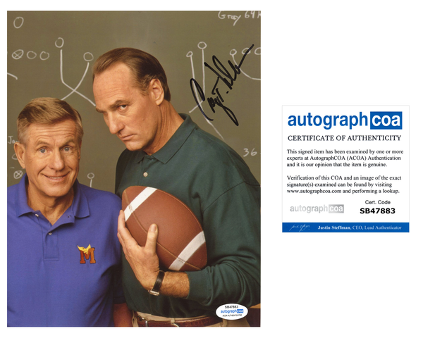 Craig T Nelson Coach Signed Autograph 8x10 Photo ACOA