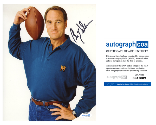 Craig T Nelson Coach Signed Autograph 8x10 Photo ACOA