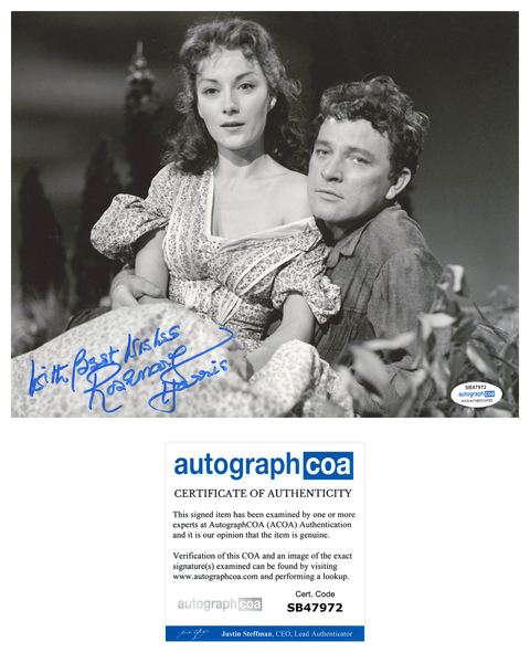 Rosemary Harris Spiderman Signed Autograph 8x10 Photo ACOA