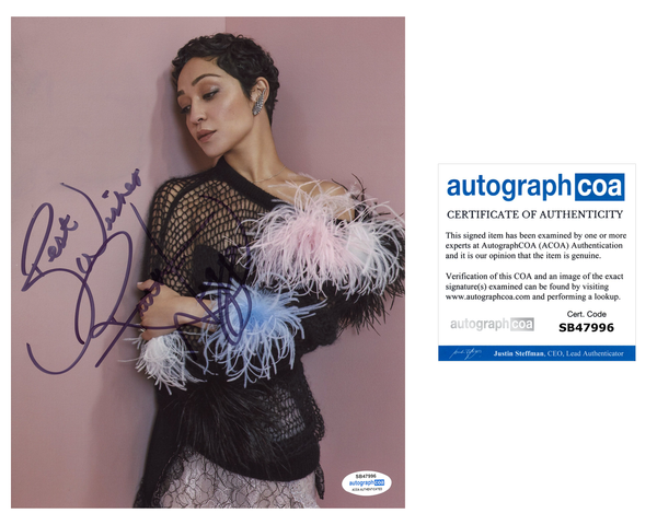 Ruth Negga Sexy Signed Autograph 8x10 Photo ACOA