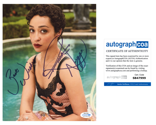 Ruth Negga Sexy Signed Autograph 8x10 Photo ACOA