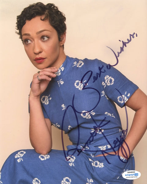 Ruth Negga Sexy Signed Autograph 8x10 Photo ACOA