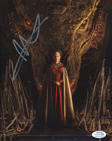 Milly Alcock House of the Dragon Game of Thrones Signed Autograph 8x10 Photo ACOA