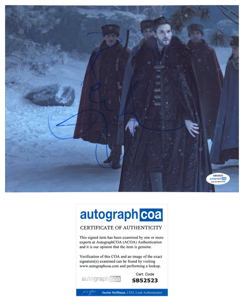 Ben Barnes Shadow and Bone Signed Autograph 8x10 Photo ACOA