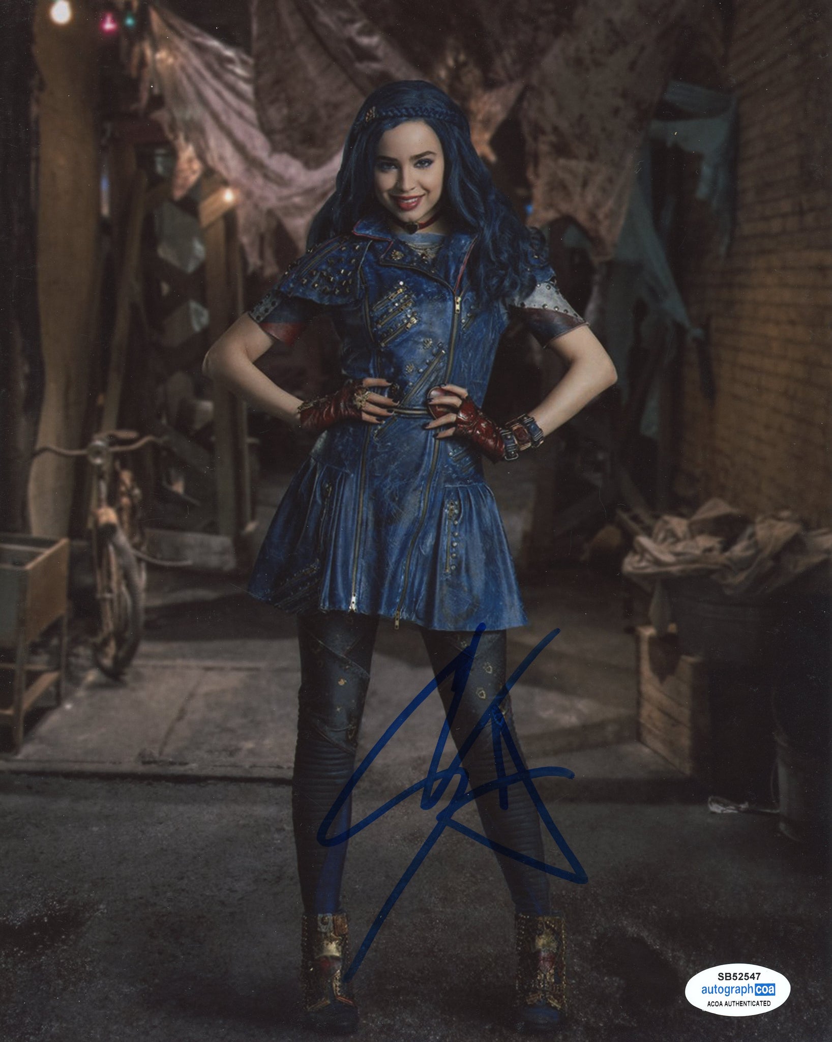 Sofia Carson Descendants Signed Autograph 8x10 Photo ACOA