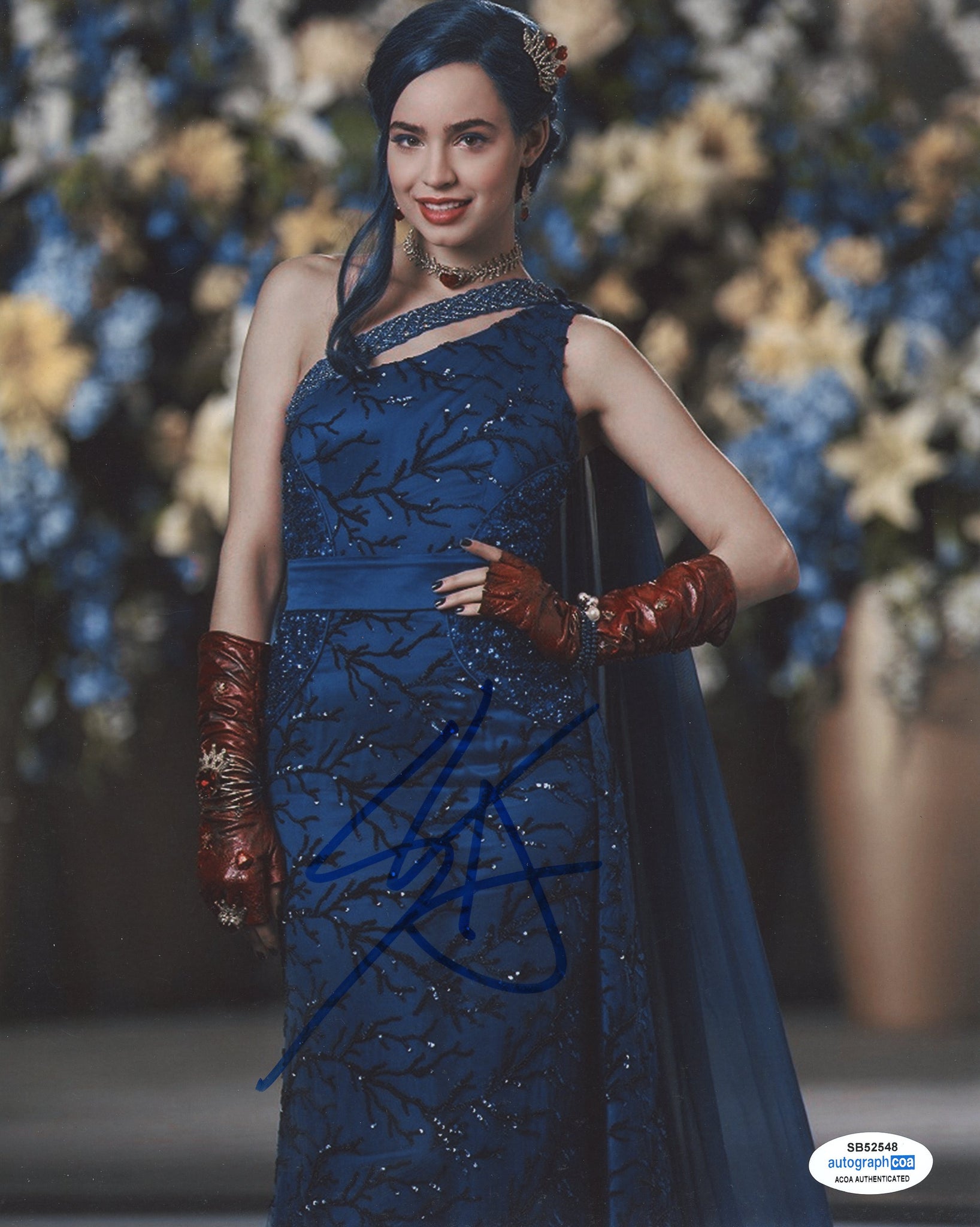 Sofia Carson Descendants Signed Autograph 8x10 Photo ACOA