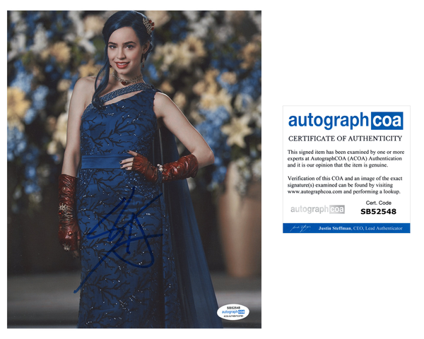 Sofia Carson Descendants Signed Autograph 8x10 Photo ACOA