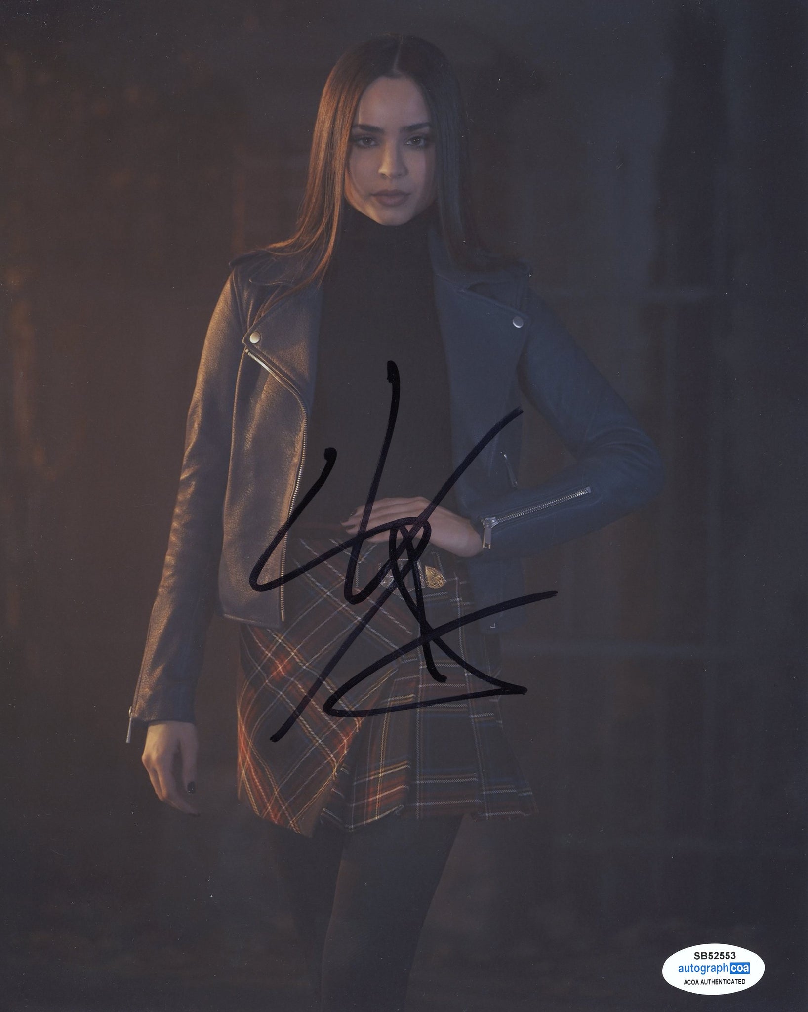 Sofia Carson Sexy Signed Autograph 8x10 Photo ACOA