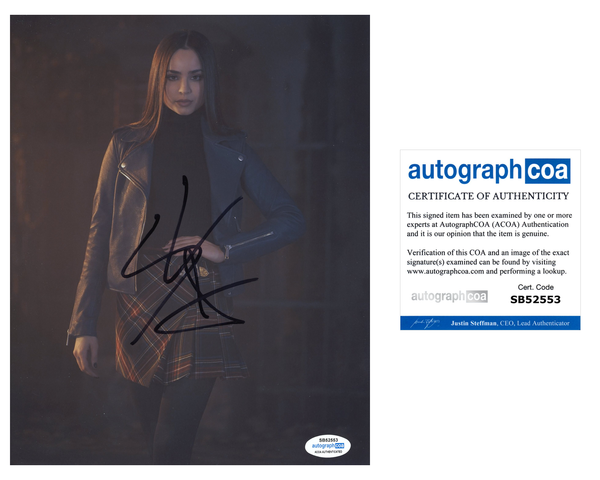 Sofia Carson Sexy Signed Autograph 8x10 Photo ACOA