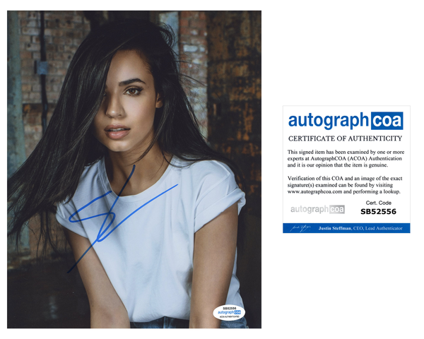 Sofia Carson Sexy Signed Autograph 8x10 Photo ACOA