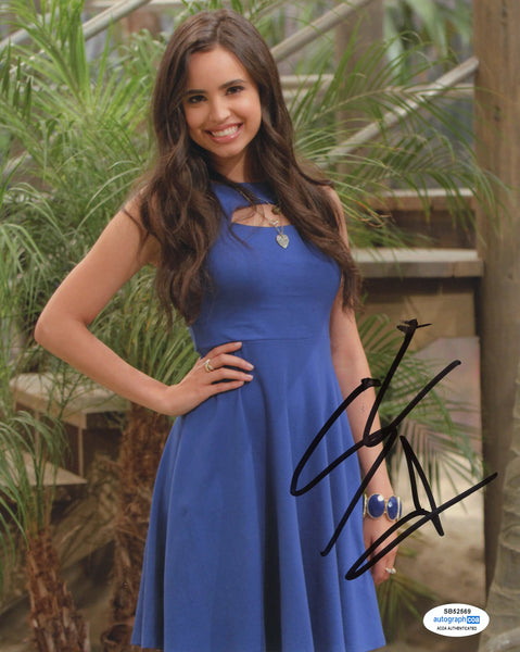 Sofia Carson Purple Hearts Sexy Signed Autograph 8x10 Photo ACOA