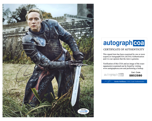 Gwendoline Christie Game of Thrones Signed Autograph 8x10 Photo ACOA