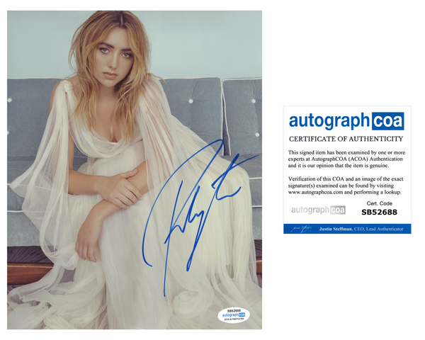 Peyton List Sexy Signed Autograph 8x10 Photo ACOA