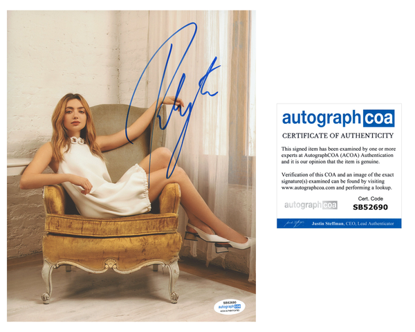 Peyton List Sexy Signed Autograph 8x10 Photo ACOA