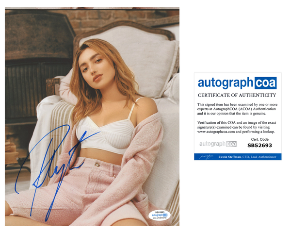 Peyton List Sexy Signed Autograph 8x10 Photo ACOA