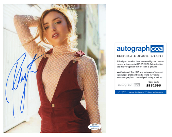 Peyton List Sexy Signed Autograph 8x10 Photo ACOA