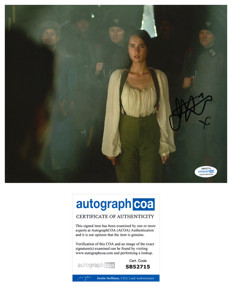 Jessie Mei Li Shadow and Bone Signed Autograph 8x10 Photo ACOA