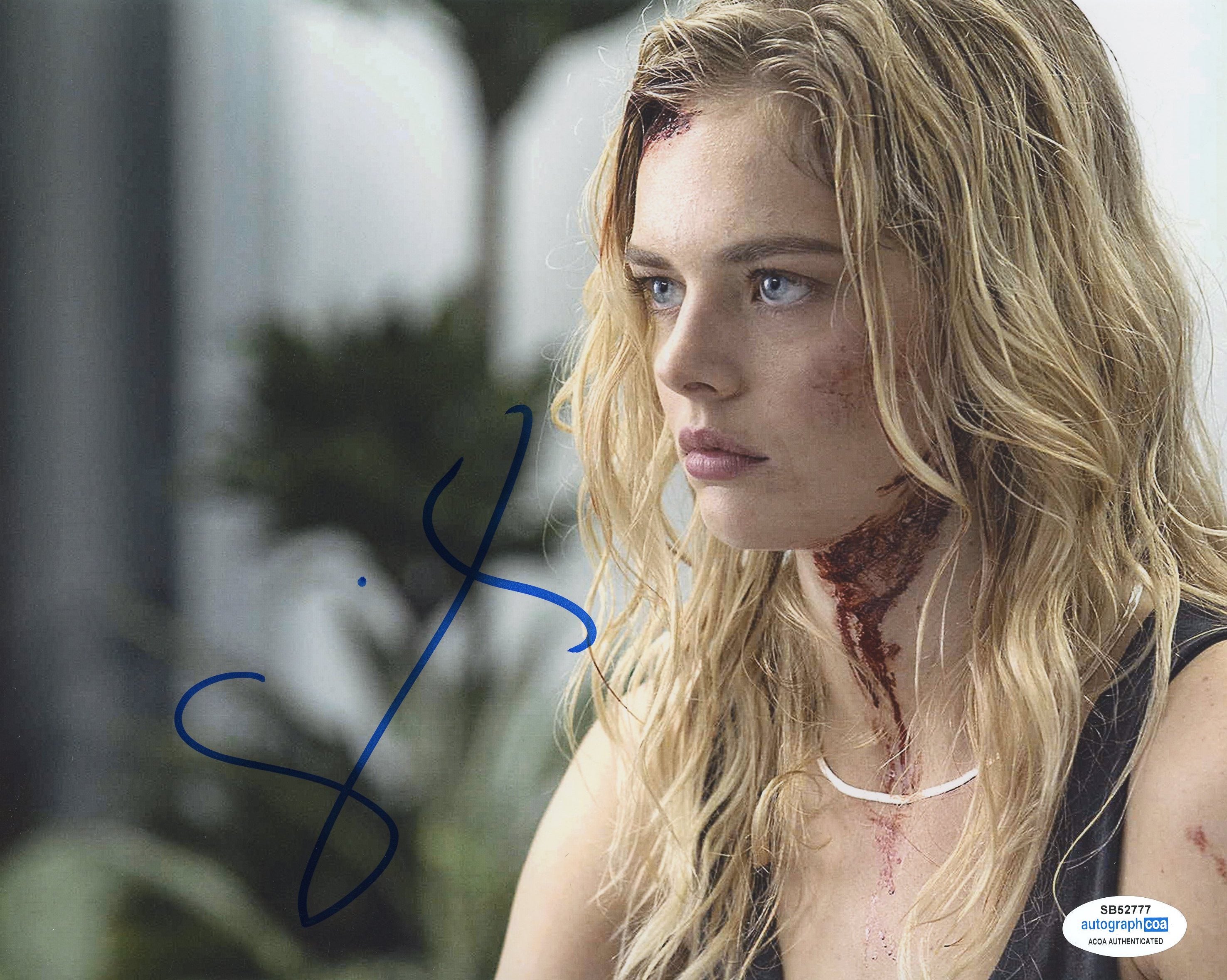 Samara Weaving signed Ready or Not discount 8×10 Photo ACOA COA