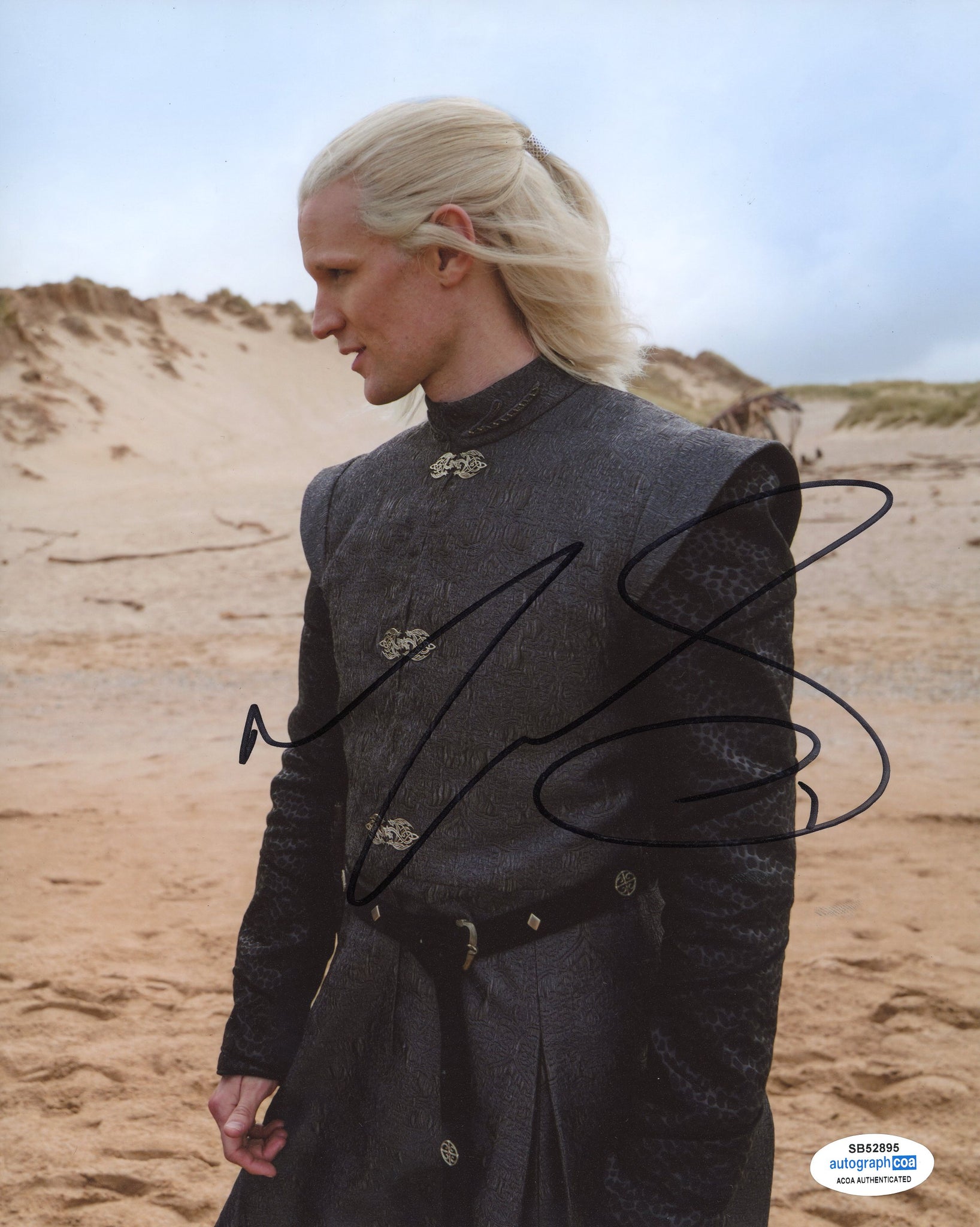 Matt Smith House of the Dragon Signed Autograph 8x10 Photo ACOA