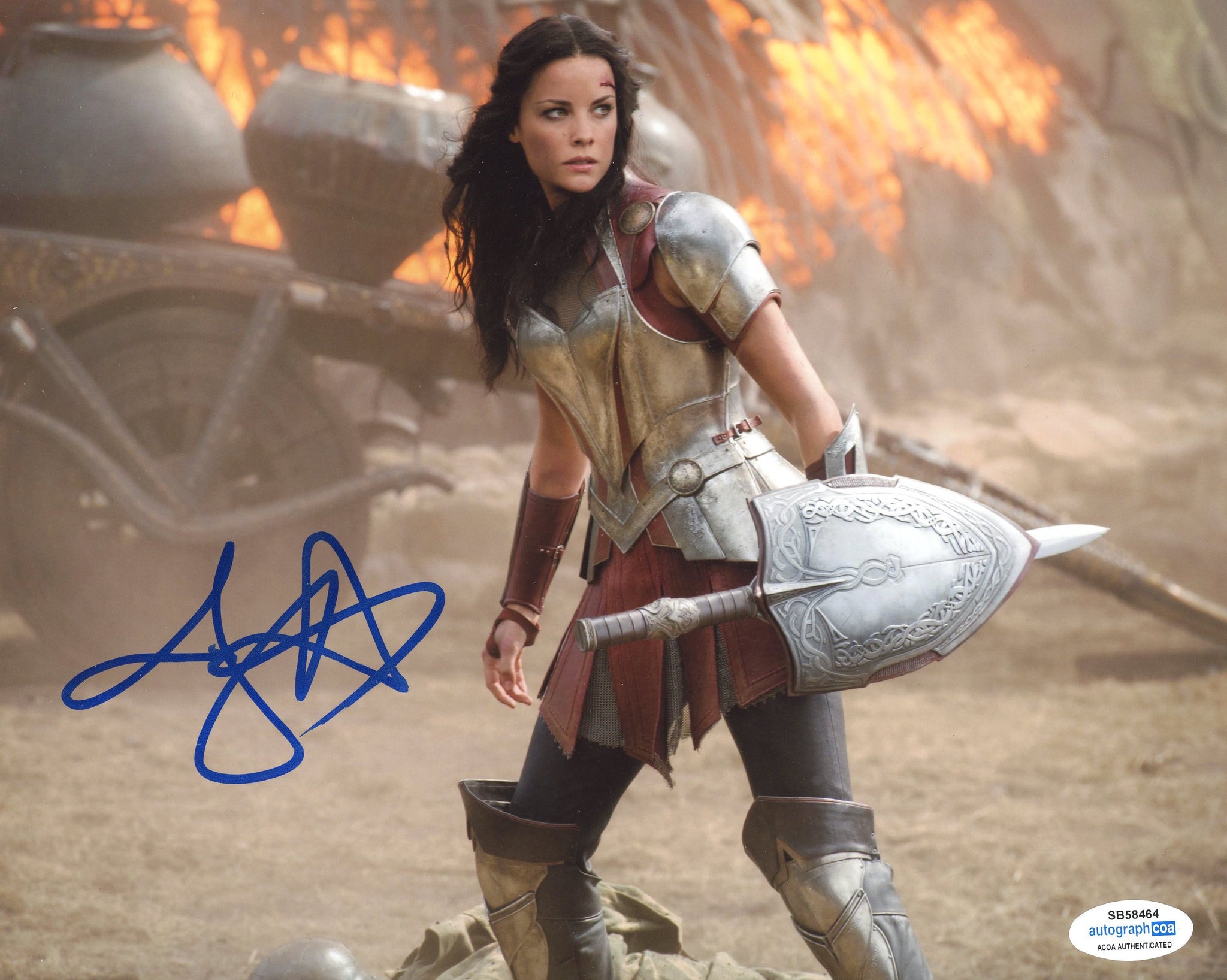 Jaimie Alexander Thor Signed Autograph 8x10 Photo ACOA