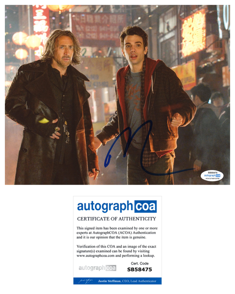 Nicolas Cage Sorcerer's Apprentice Signed Autograph 8x10 Photo ACOA