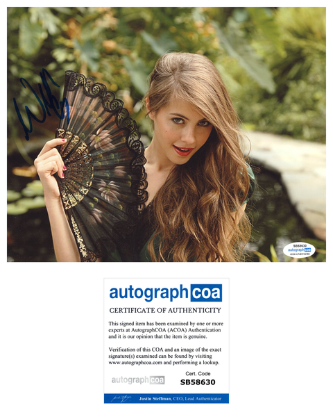 Willa Holland Arrow Signed Autograph 8x10 Photo ACOA