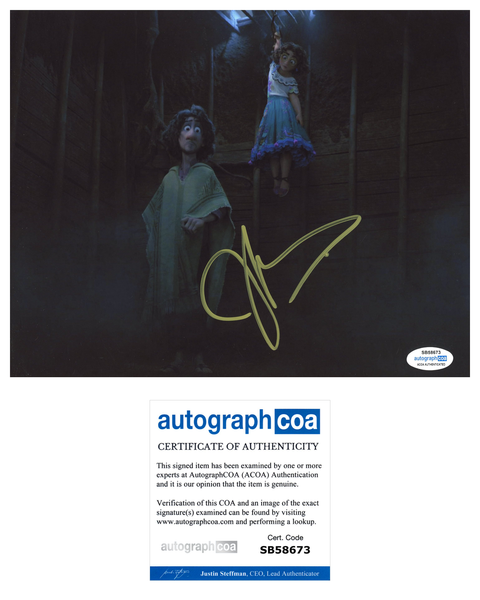 John Leguizamo Encanto Signed Autograph 8x10 Photo ACOA