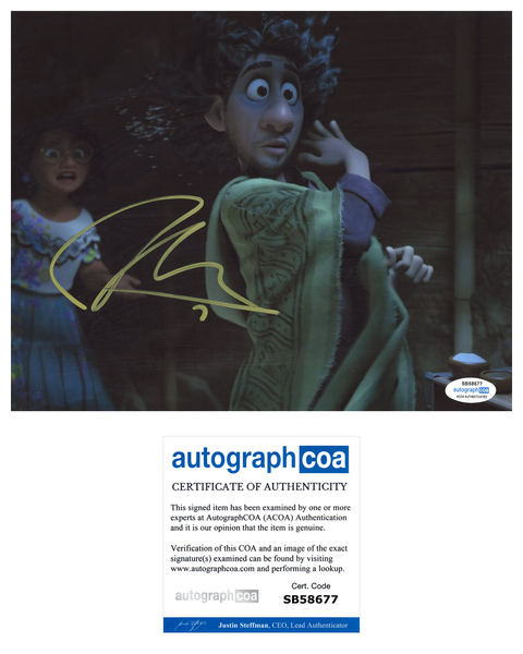 John Leguizamo Encanto Signed Autograph 8x10 Photo ACOA