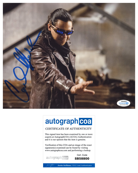 Carlos Valdes The Flash Signed Autograph 8x10 Photo ACOA