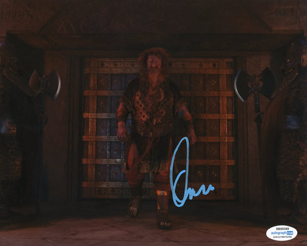 Owain Arthur Rings of Power Signed Autograph 8x10 Photo ACOA