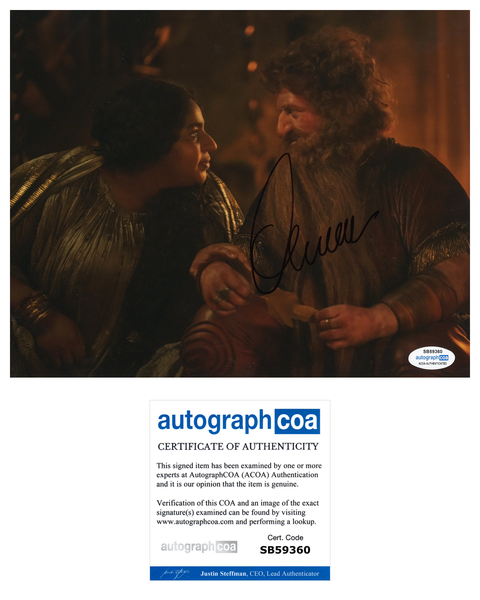 Owain Arthur Rings of Power Signed Autograph 8x10 Photo ACOA - Outlaw Hobbies Authentic Autographs