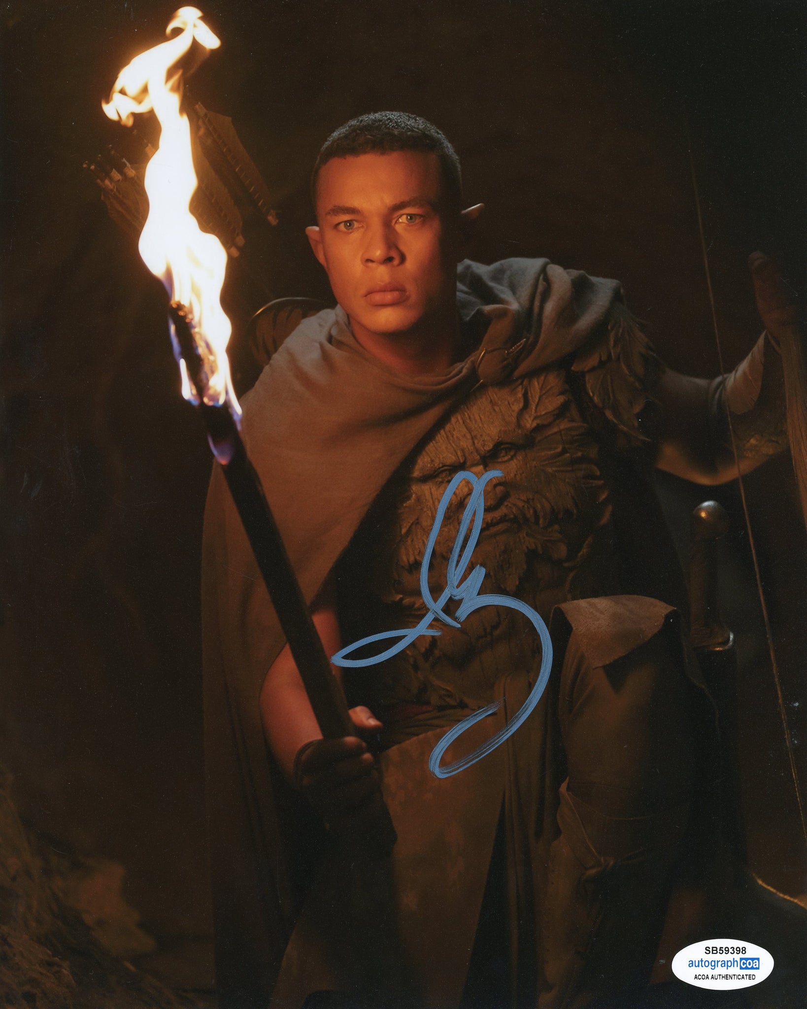 Ismael Cruz Cordova Rings of Power Signed Autograph 8x10 Photo ACOA