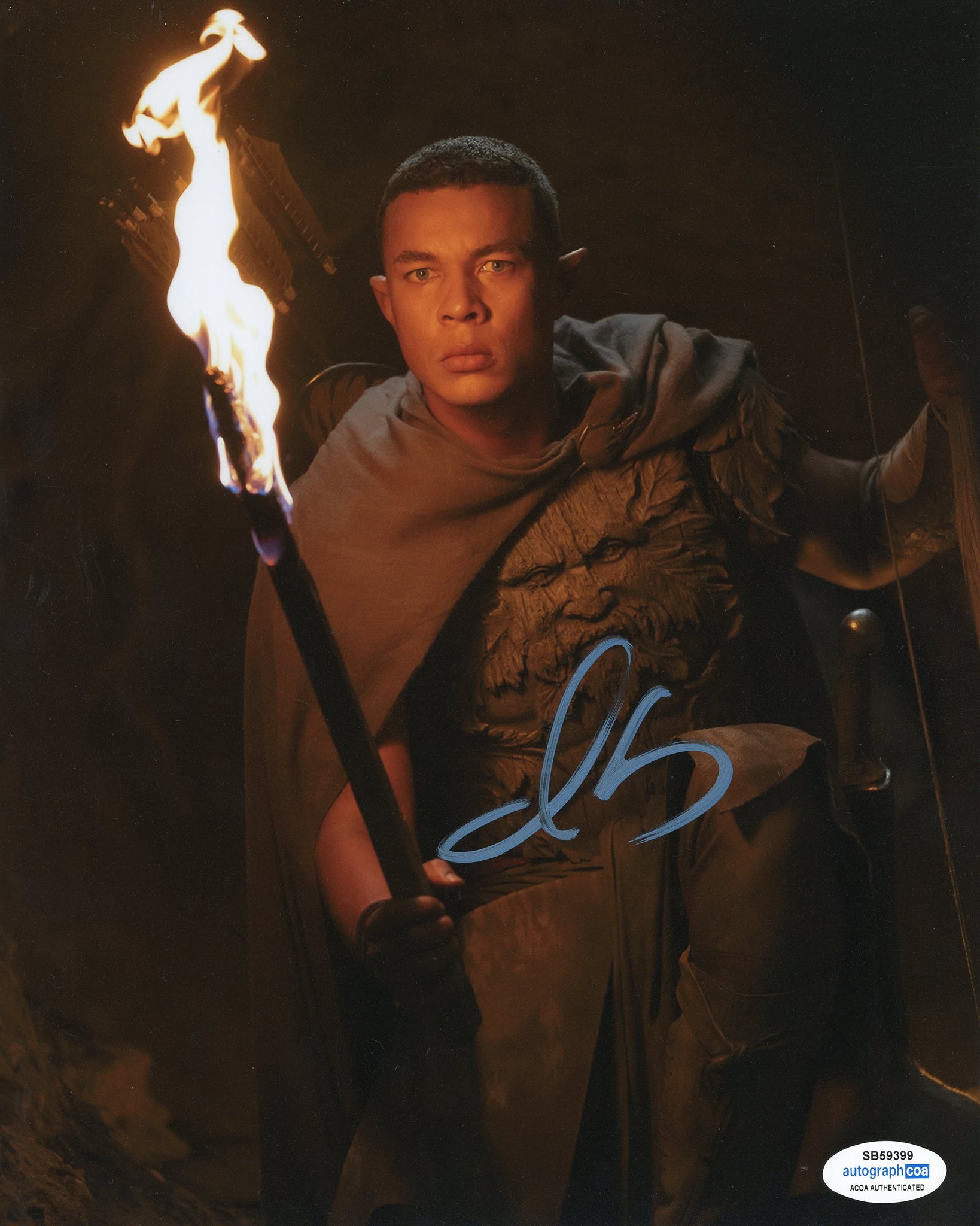 Ismael Cruz Cordova Rings of Power Signed Autograph 8x10 Photo ACOA