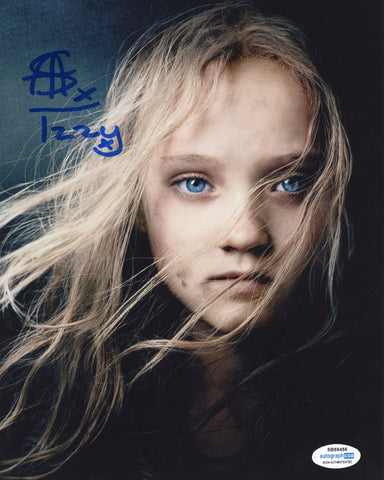 Isabelle Allen Les Miserables Signed Autograph 8x10 Photo ACOA
